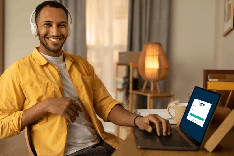 Man applying for Snap
