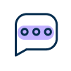 Speech bubble icon