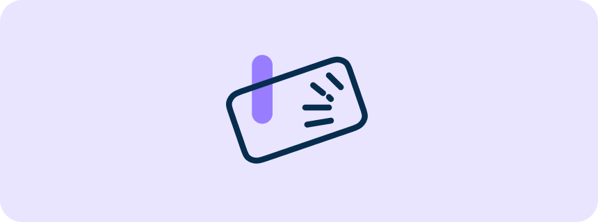 A credit card icon