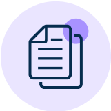 Two documents stacked one on top of another.
