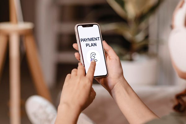 Woman using smartphone