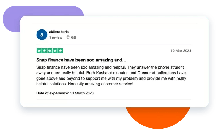 Trustpilot feedback 3