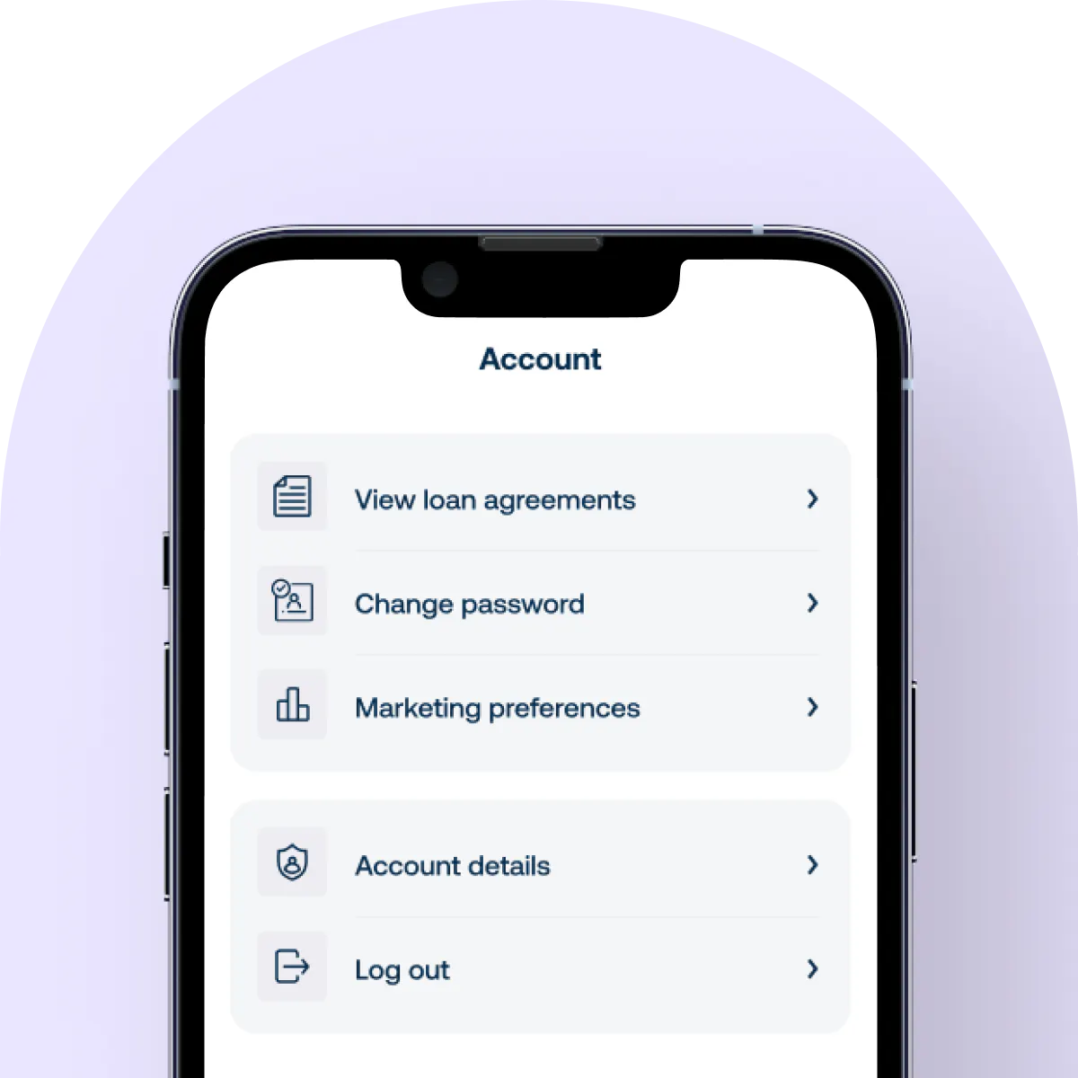 Customer Account Settings
