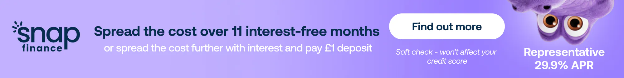 Spread the cost with Snap Finance