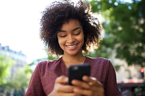 Manage your account from your phone