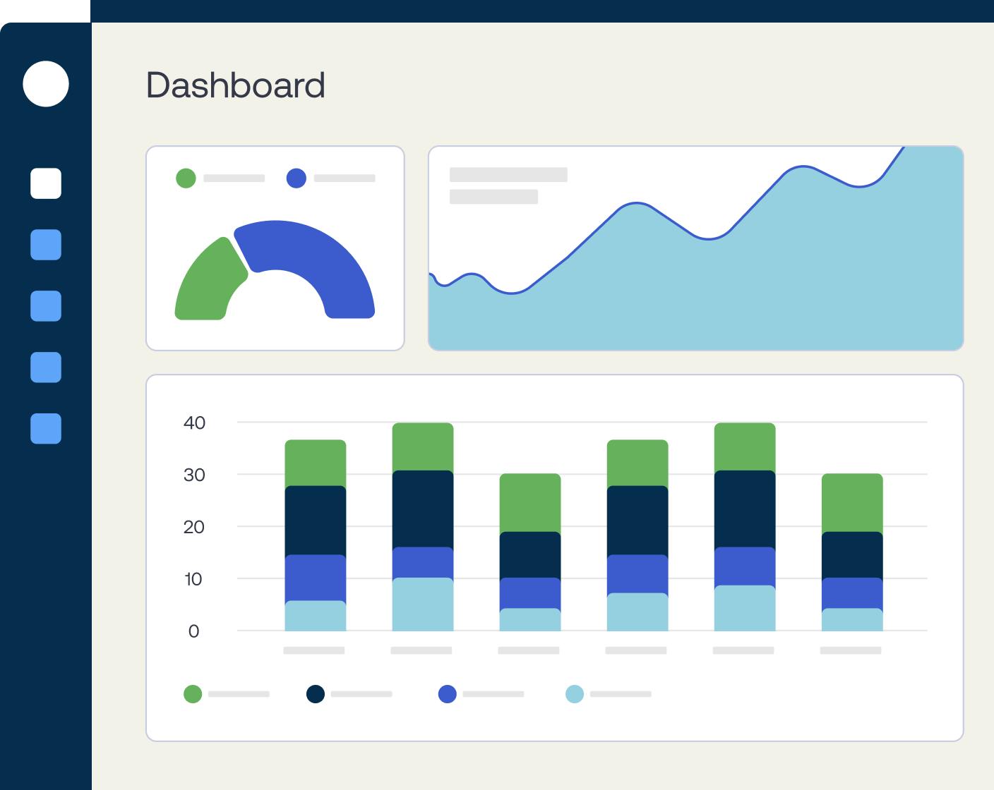 merchant performance dashboard illustration