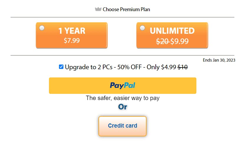 by click downloader pricing