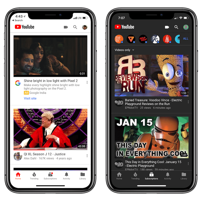 youtube app for iphone