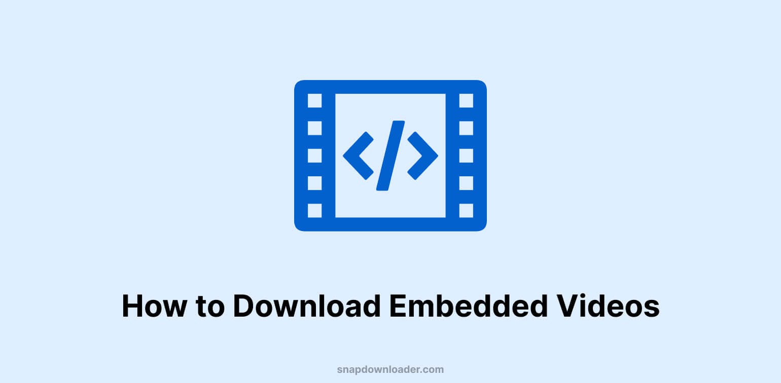 The Best Way To Download Embedded Videos in 2024
