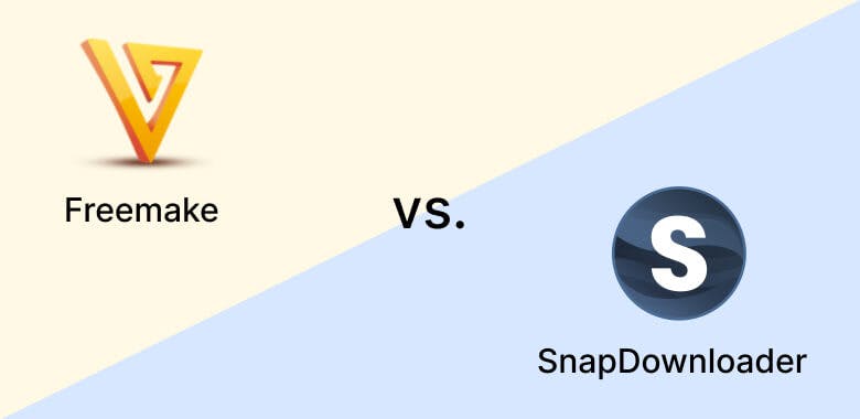 freemake video converter vs SnapDownloader video downloader
