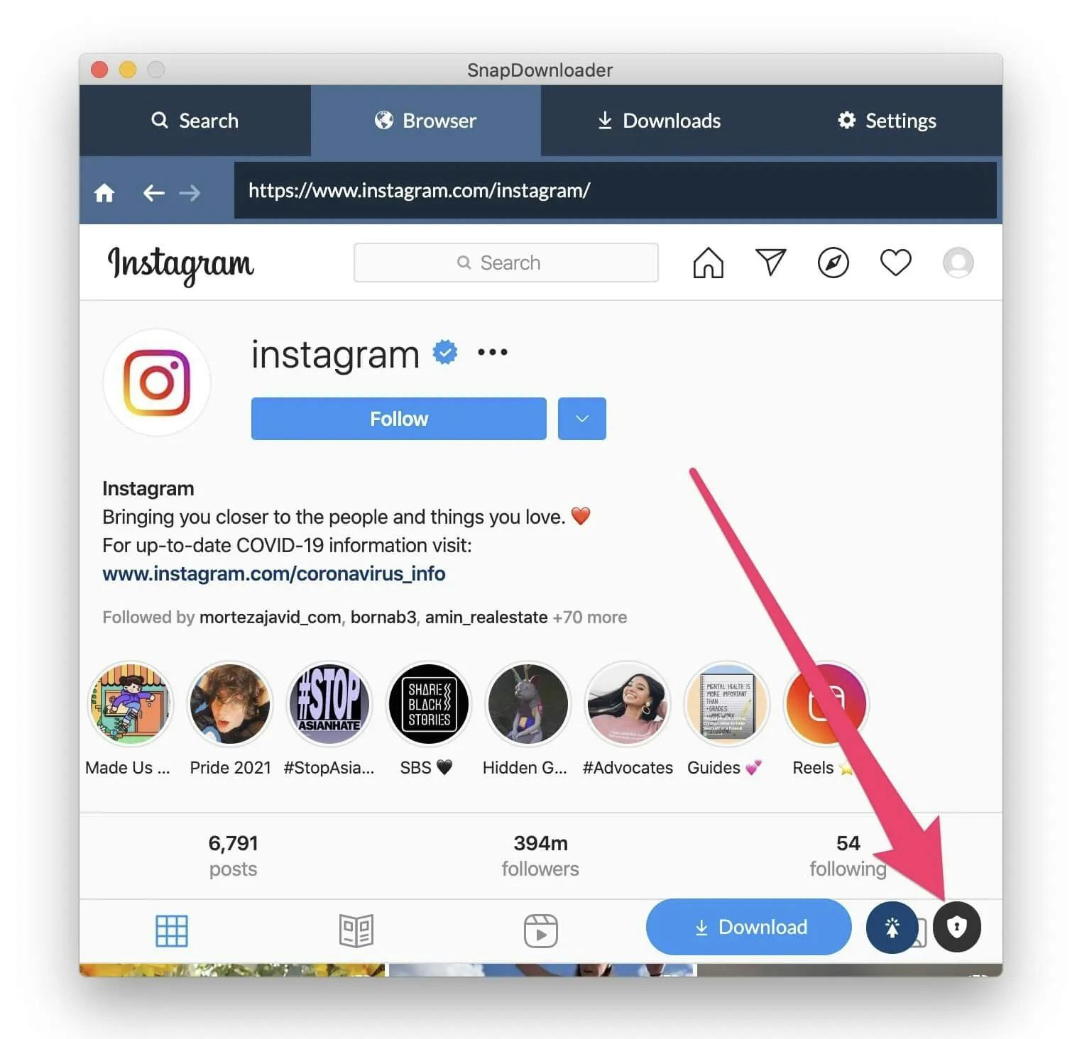 download audio from Instagram