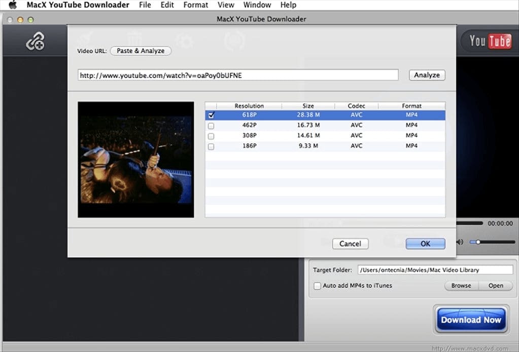macx youtube downloader features