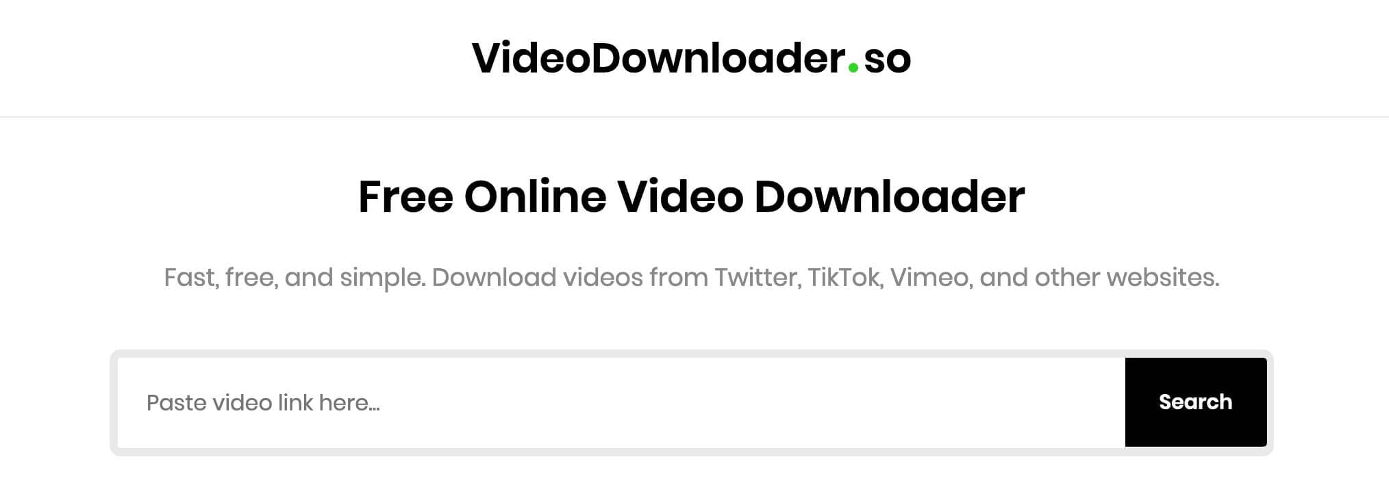 online video downloader