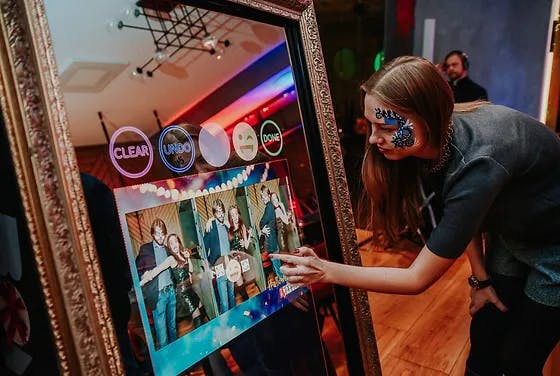 Branding event photo booth