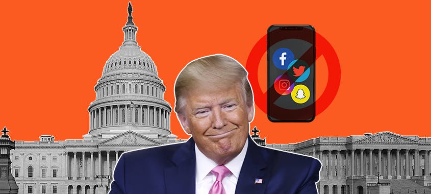 facebook twitter instagram snapchat bloqueam trump