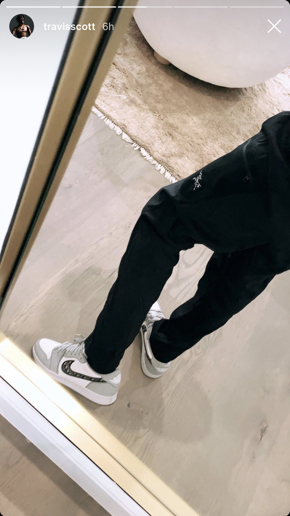 instagram travis scott jordan