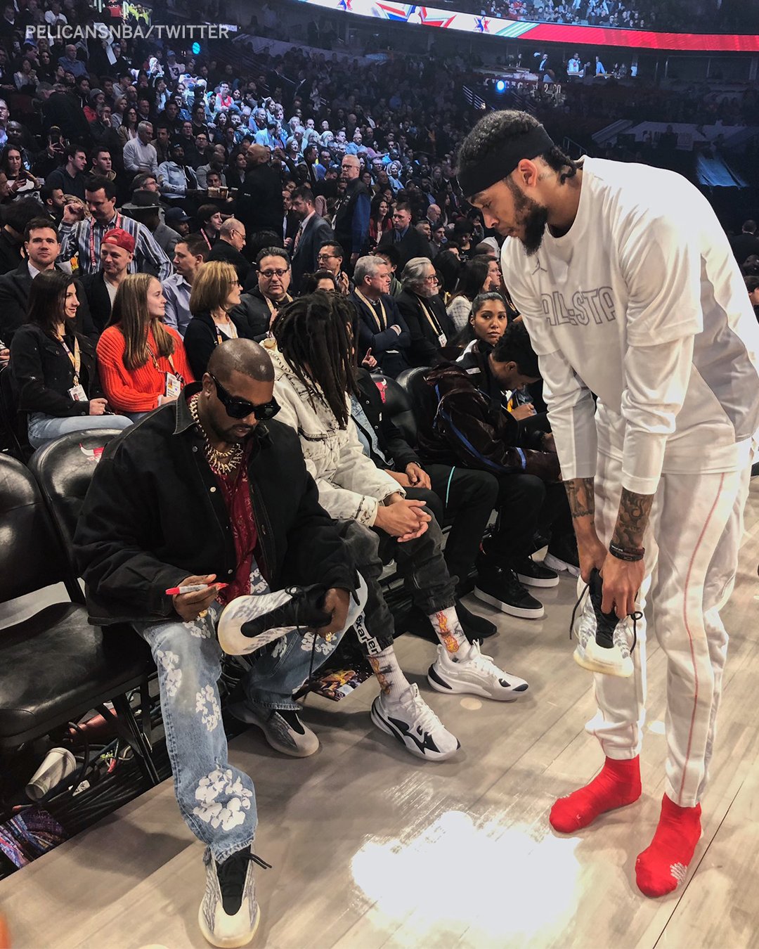 kanye west wearing yeezy quantum