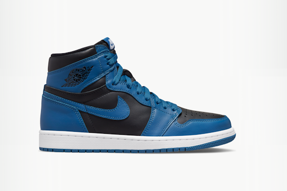 Retro blue and black jordans Outlet