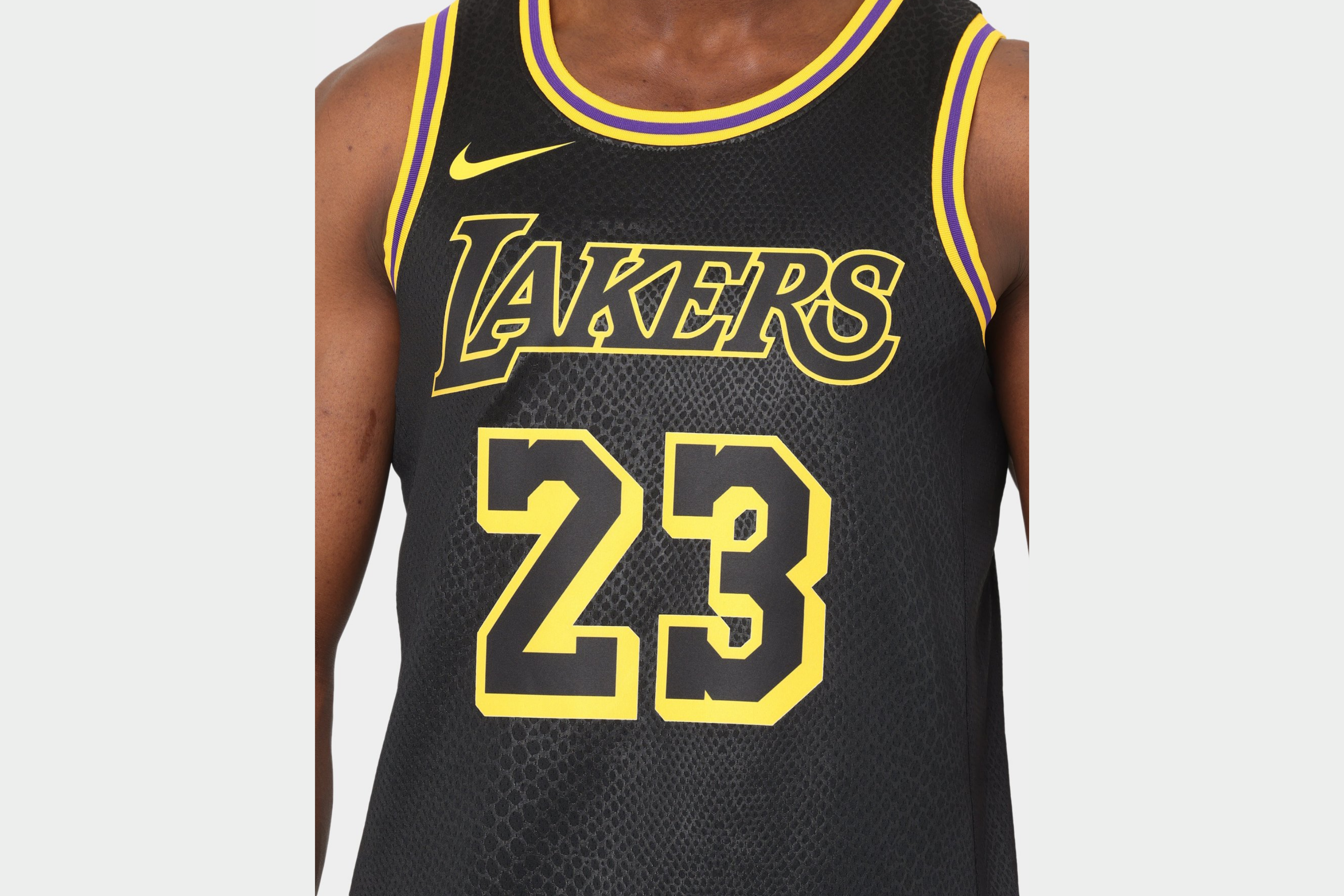 🏀New Lebron James Black 23# Mamba Edition Los Angeles Lakers