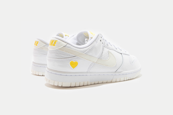 Nike Dunk Low White Yellow Heart FD0803-100