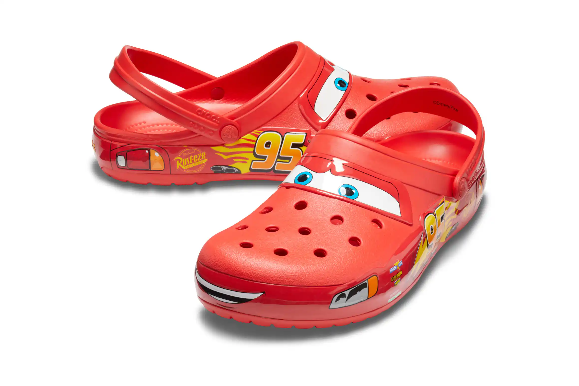 LIGHTNING MCQUEEN ADULT CLOGS