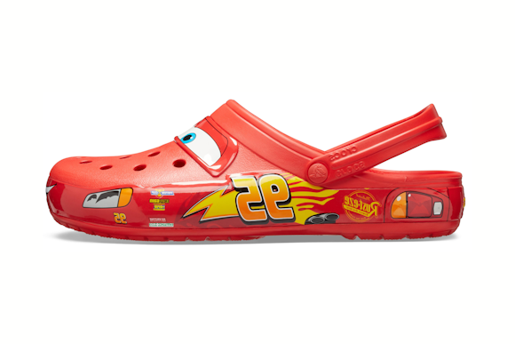 Disney Pixar Cars Lightning McQueen Light Up Red Crocs Adult Size