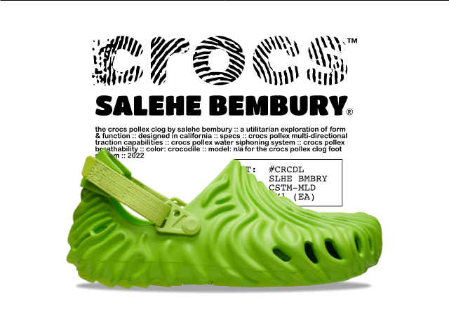 売り出し 正規品Salehe Bembury × Crocs Pollex Clog 26 abamedyc.com