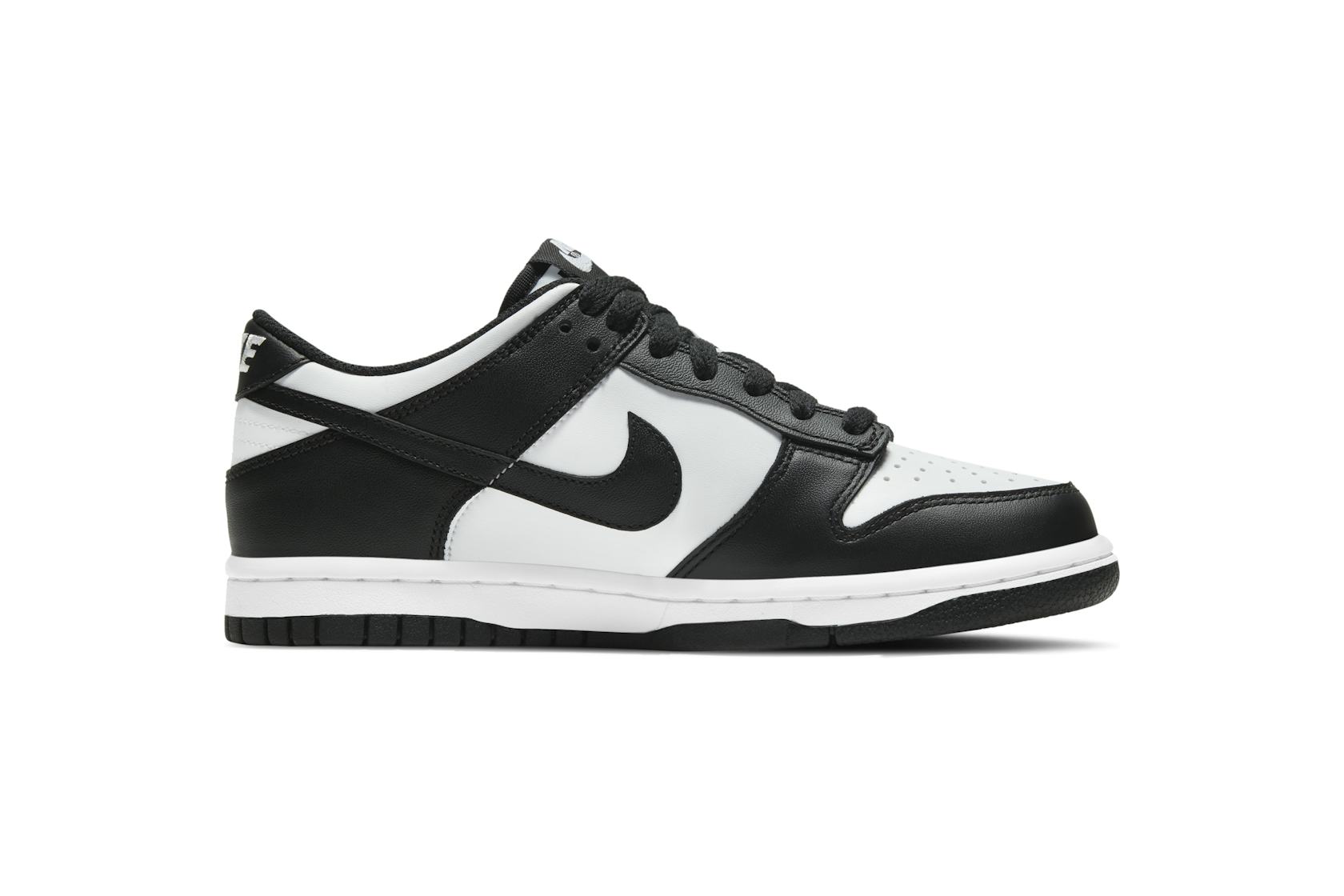 Kid's Nike Dunk Low (GS) "Black White"
