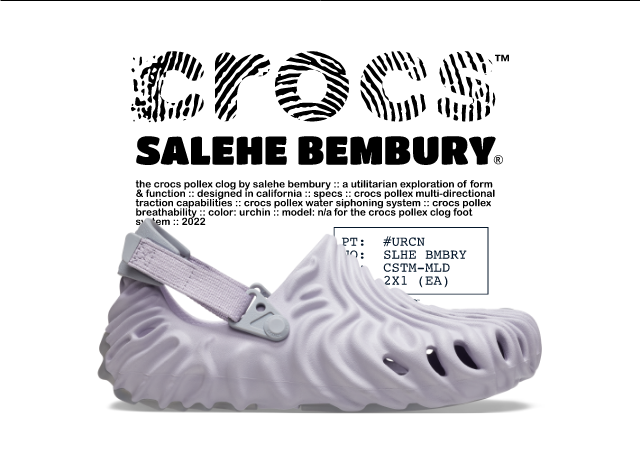 SALEHE BEMBURY X CROCS POLLEX CLOG URCHIN