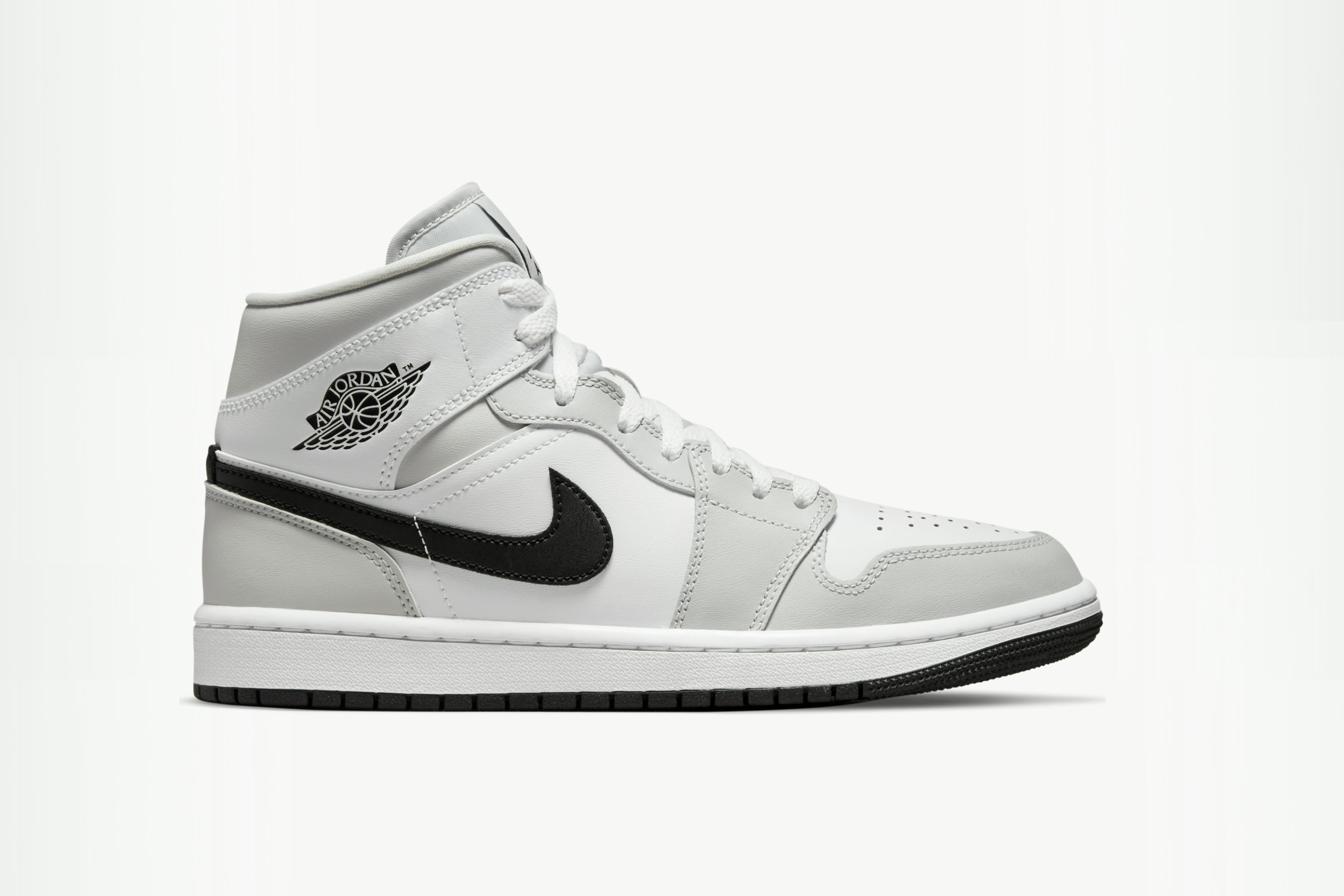 nike air jordan 1 mid light smoke gray