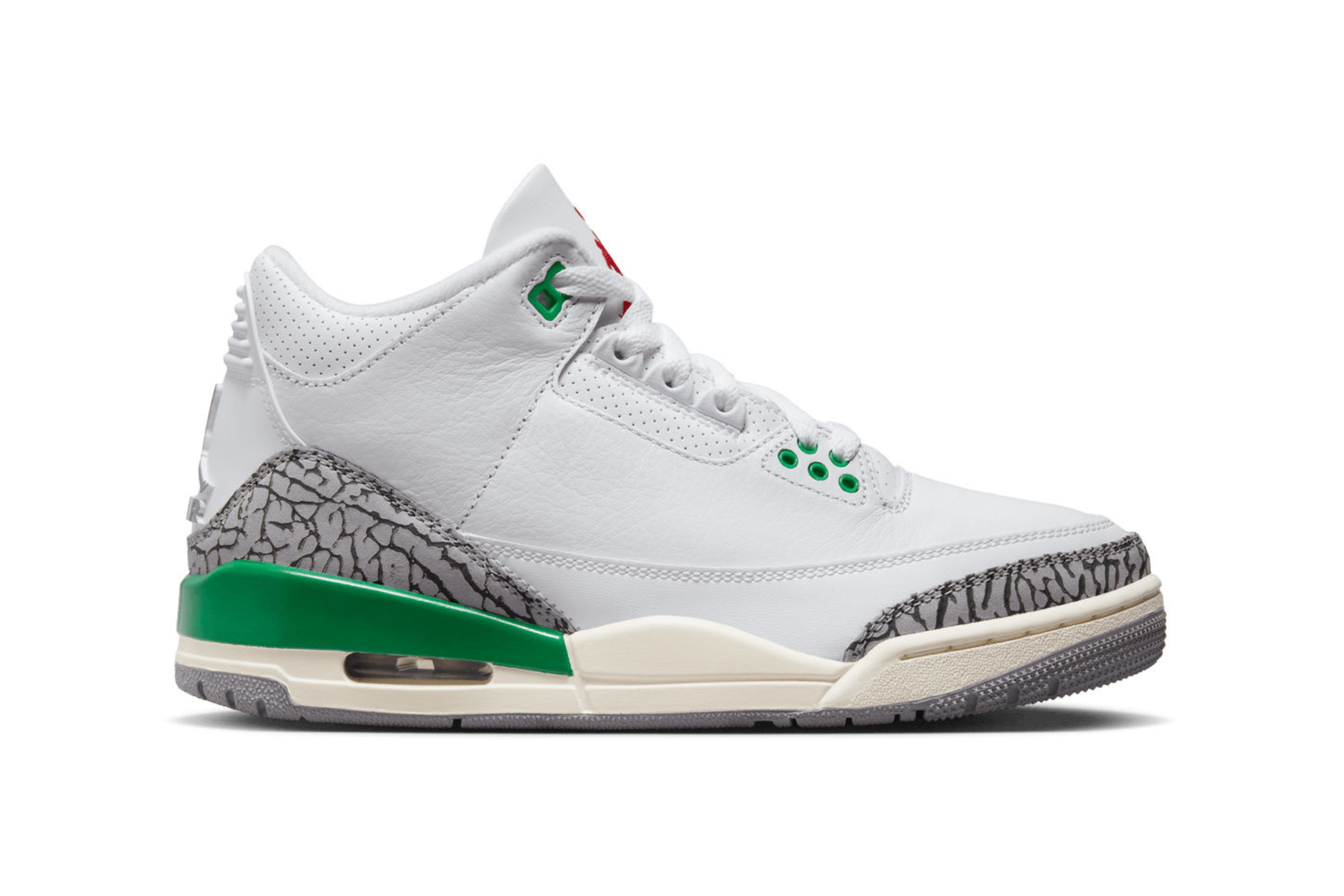 WOMENS AIR JORDAN 3 RETRO - LUCKY GREEN