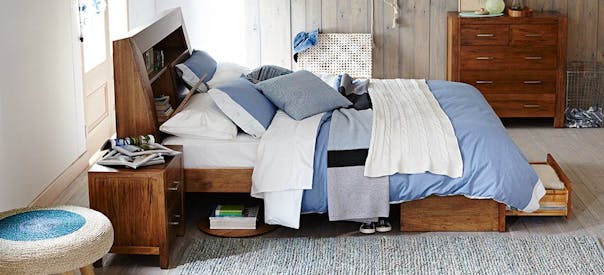 Like your small bedroom to look bigger?