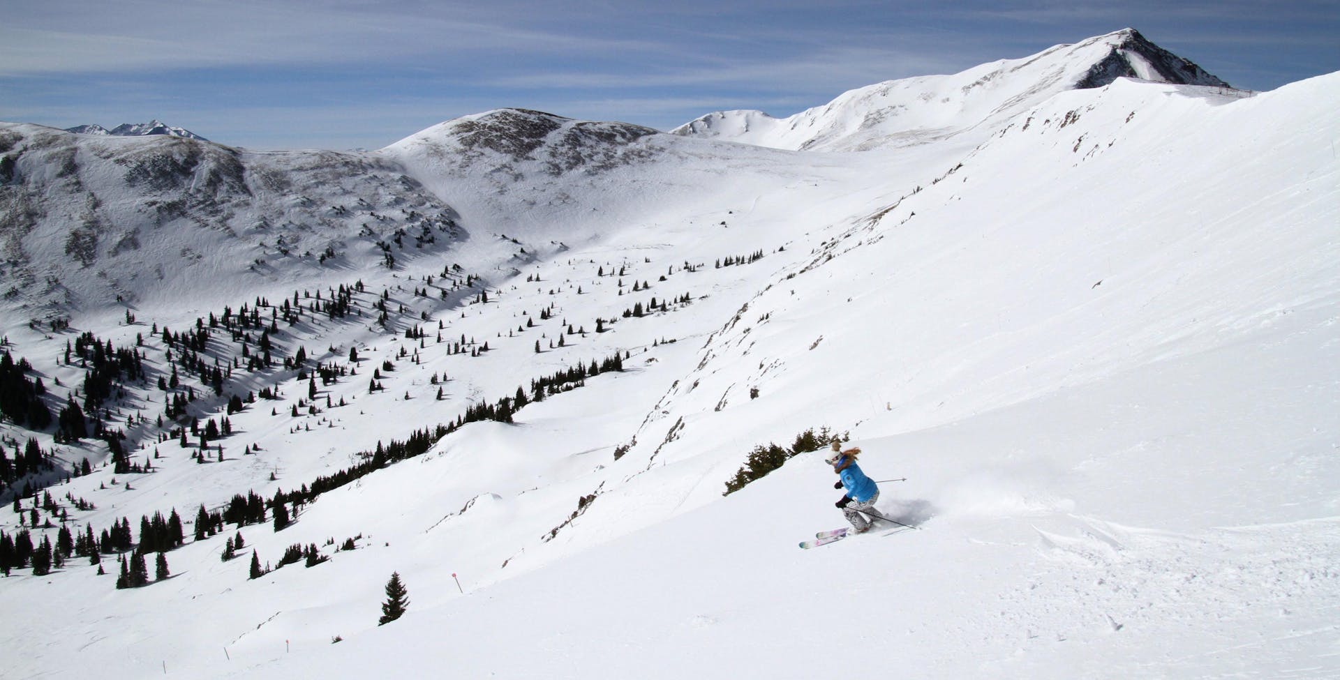 Skiing in Copper Mountain