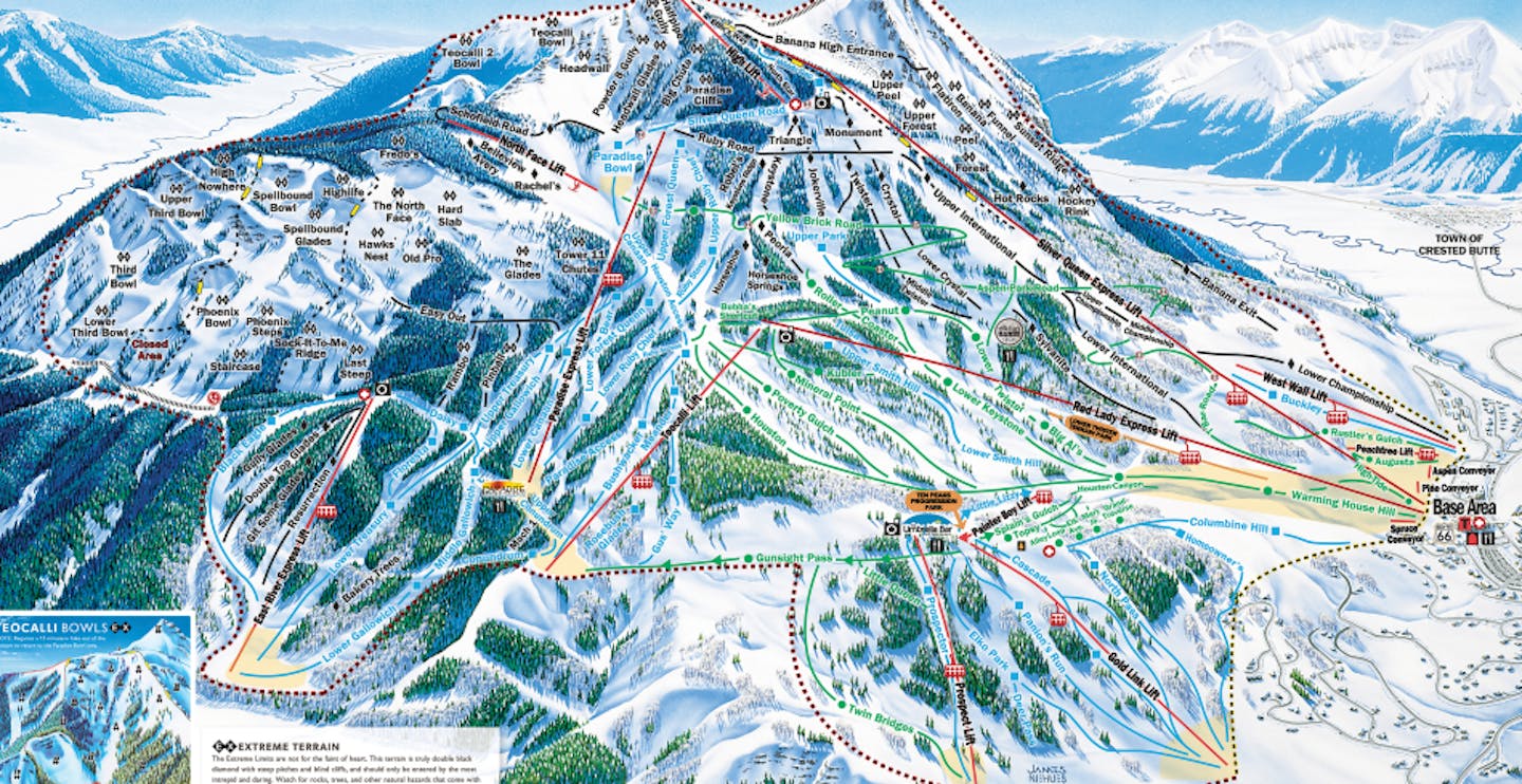 Crested Butte Trail Map