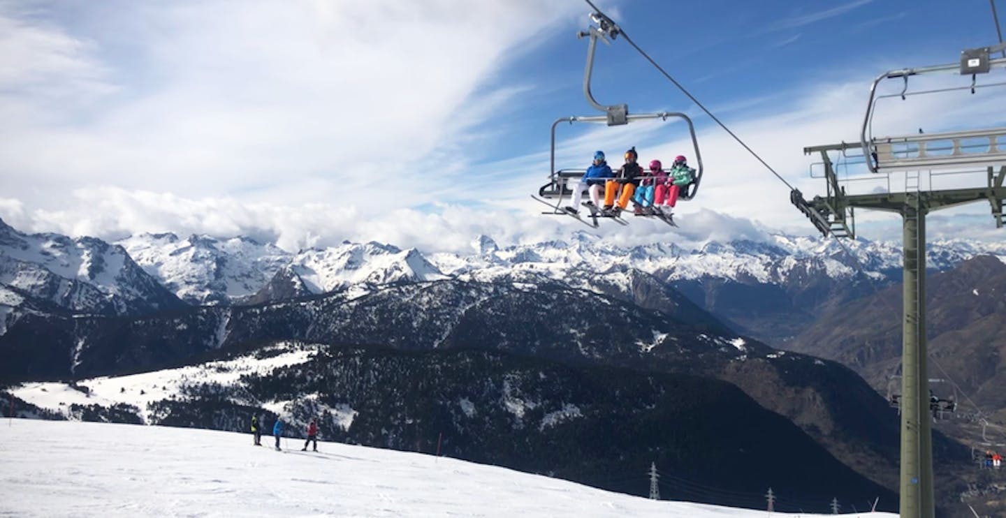 Baquiera beret Spain chairlift