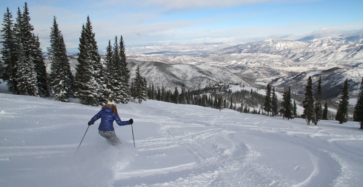 Skiing in Aspen Snowmass Ski Resort