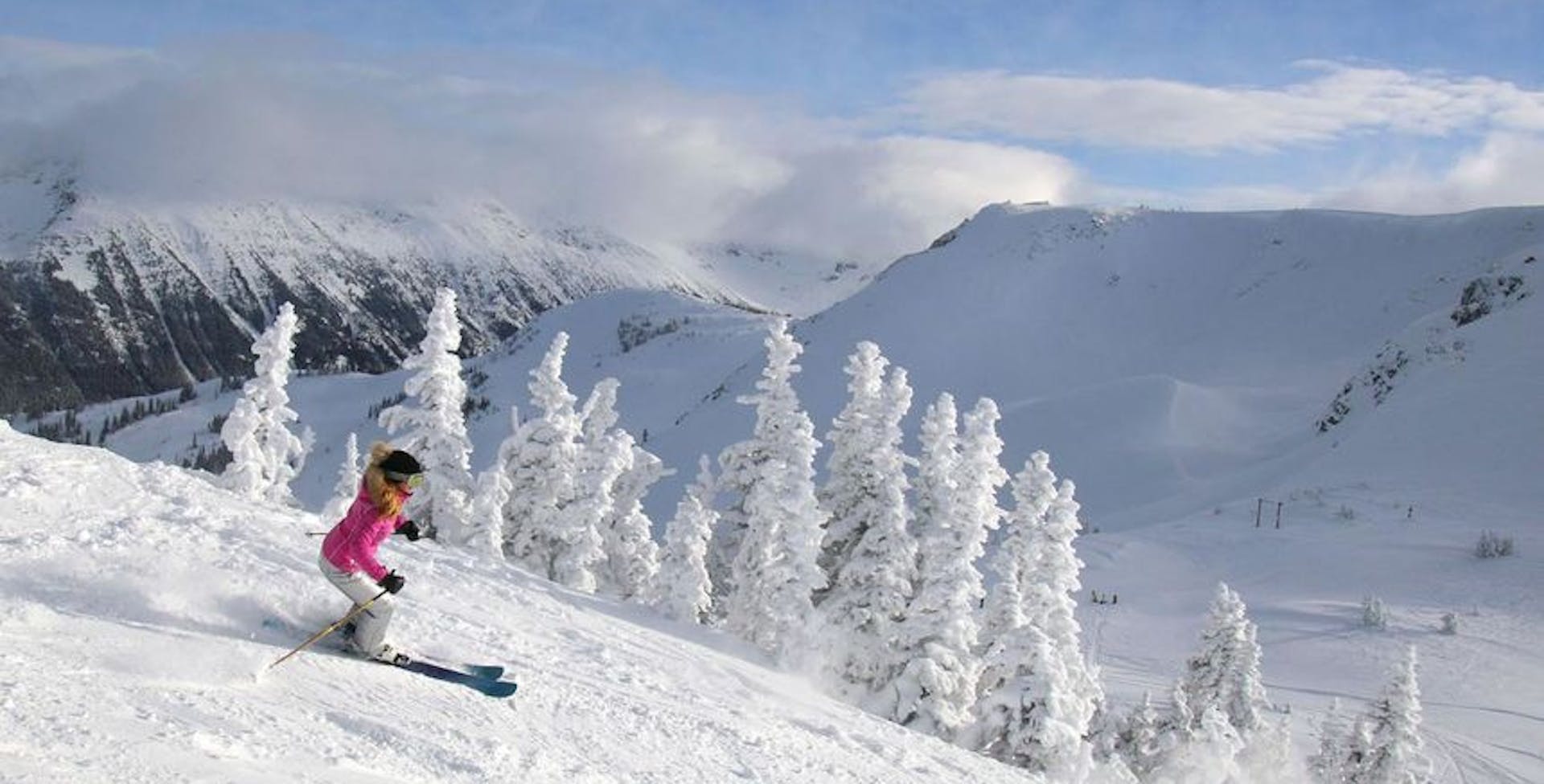 Skiing in Whistler Blackcomb