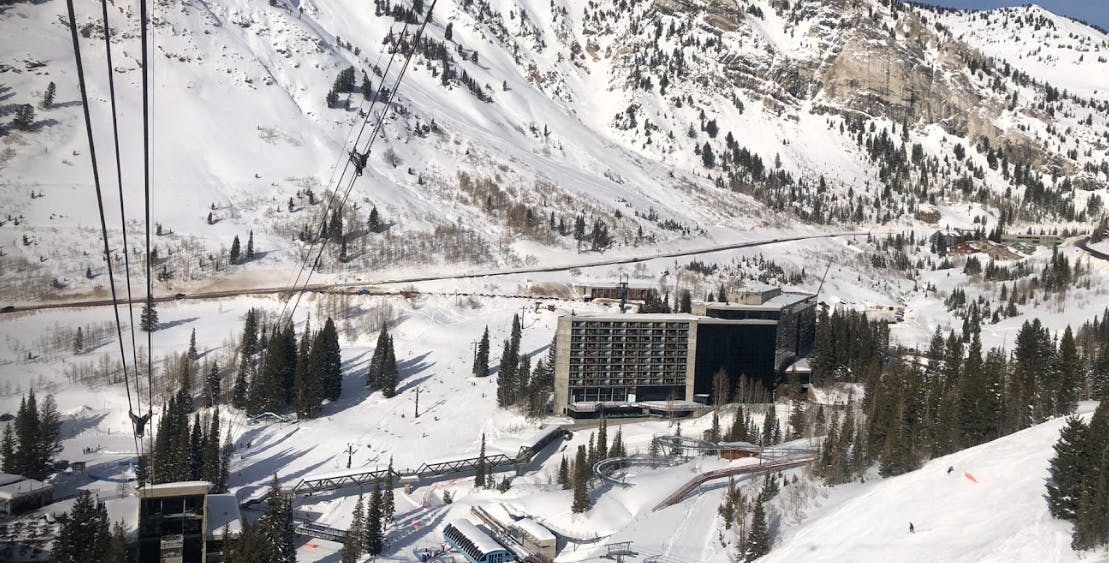 Snowbird base village