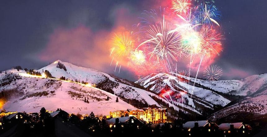 Park City New Year's firework