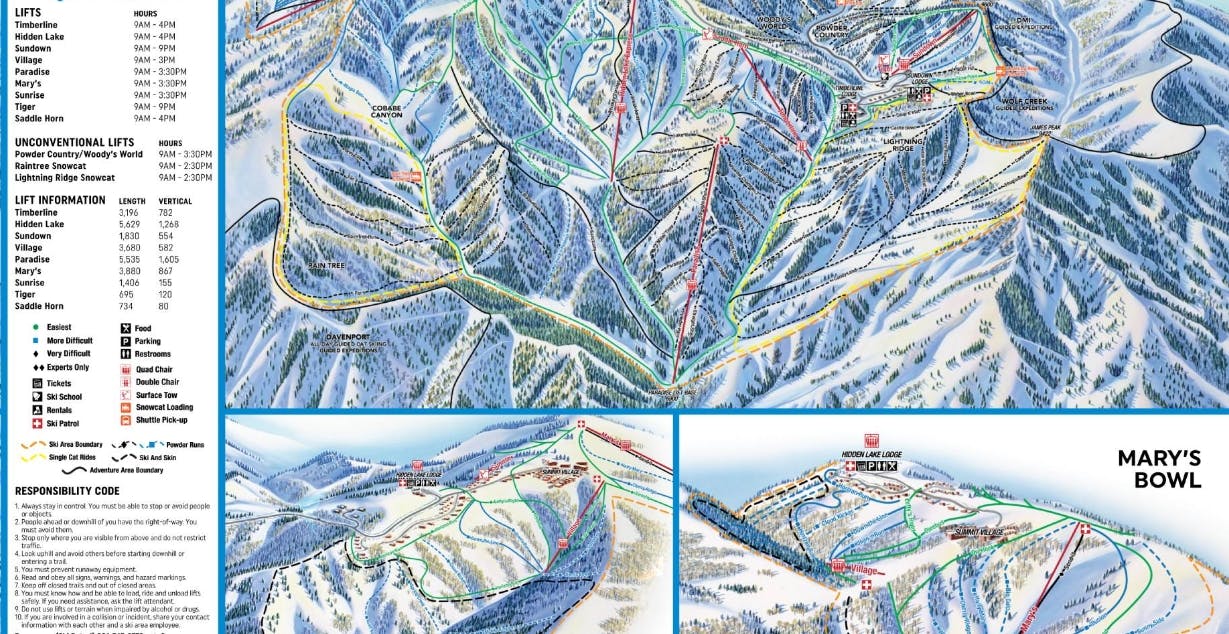 Powder Mountain Trail Map