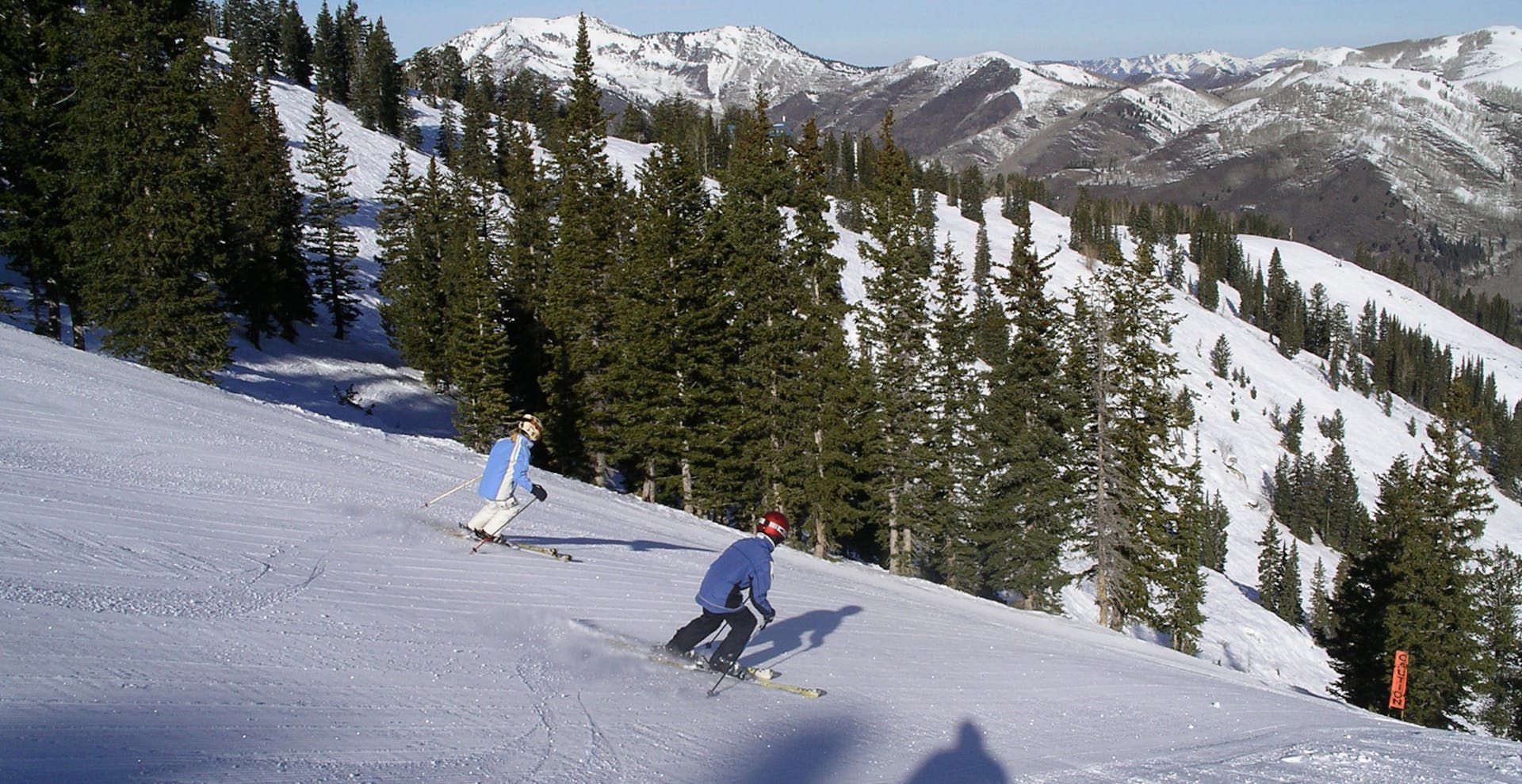 Skiing with family in Solitude Mountain Resort