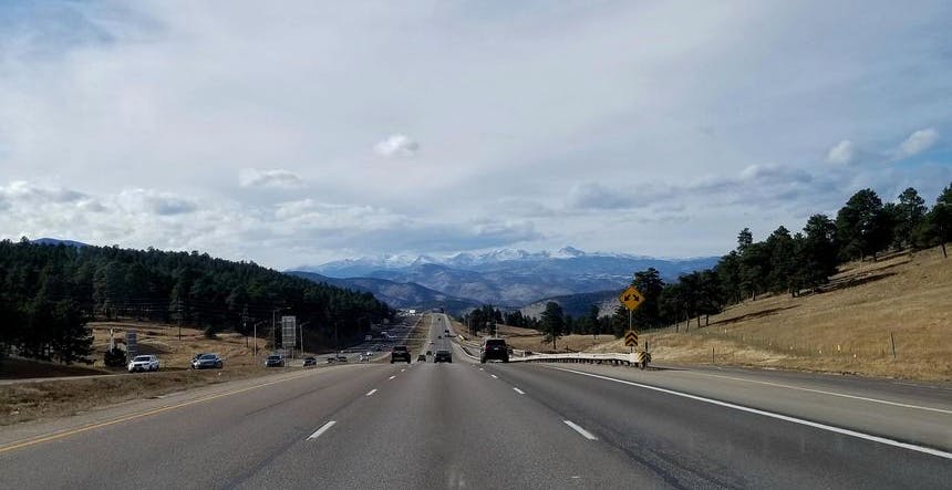 I-70 from Golden to Idaho Springs