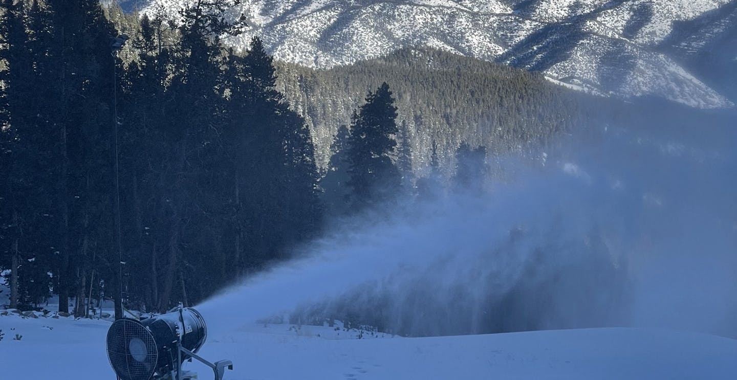 Echo Mountain snowmaking