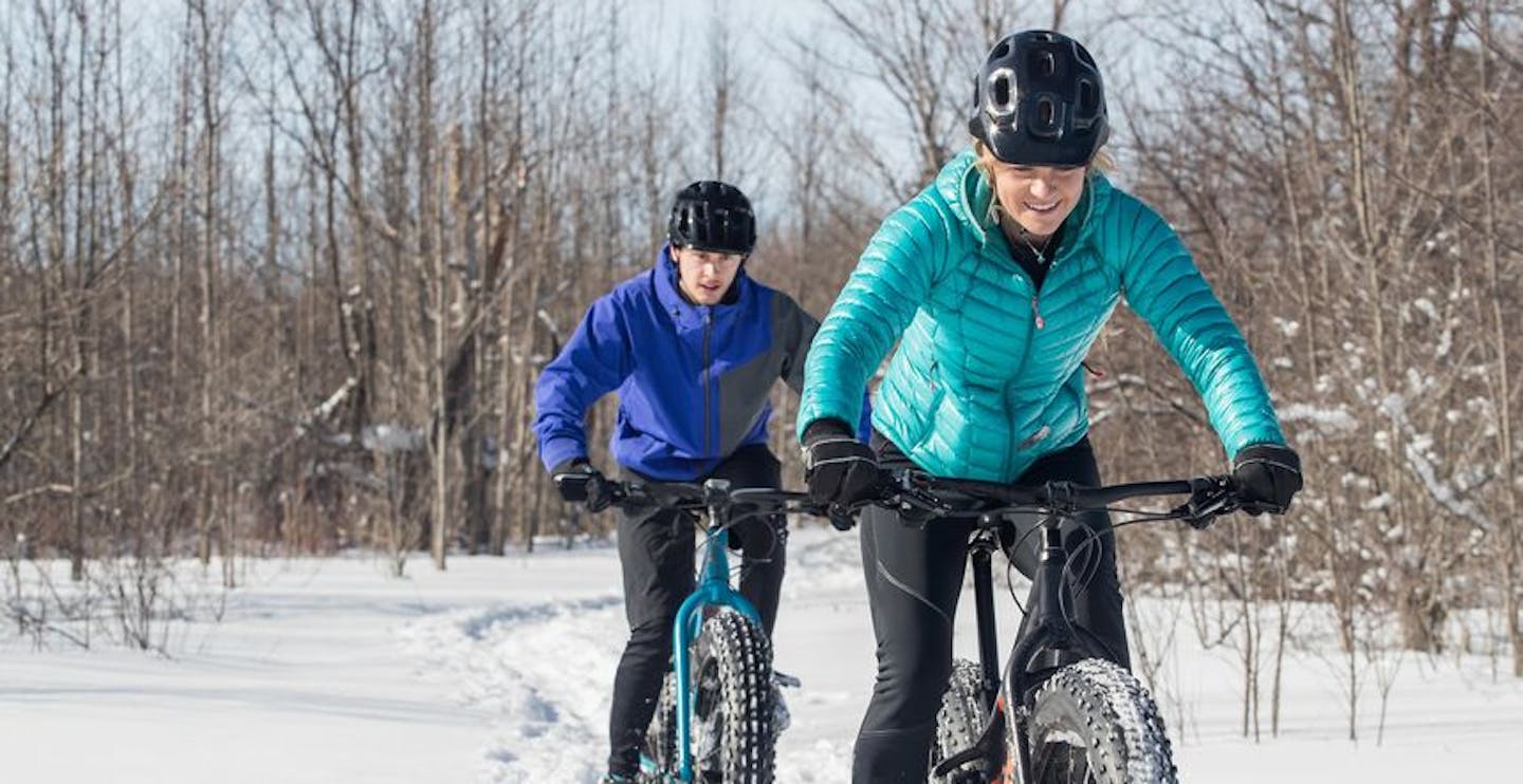 Fat biking at Jay Peak Resort