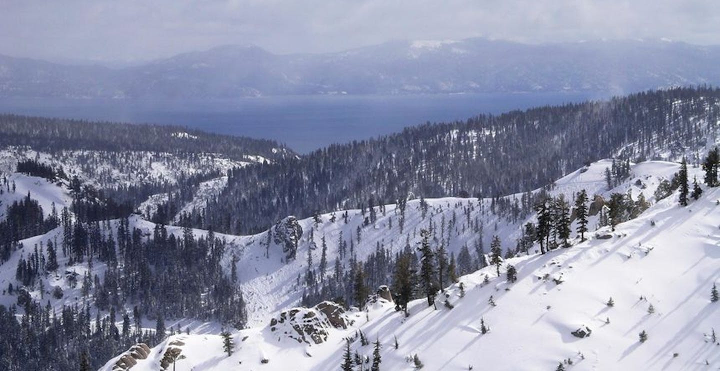 View of Lake Tahoe from Squaw Valley