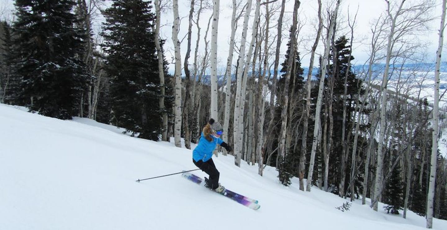 Steamboat is famous for its tree-skiing