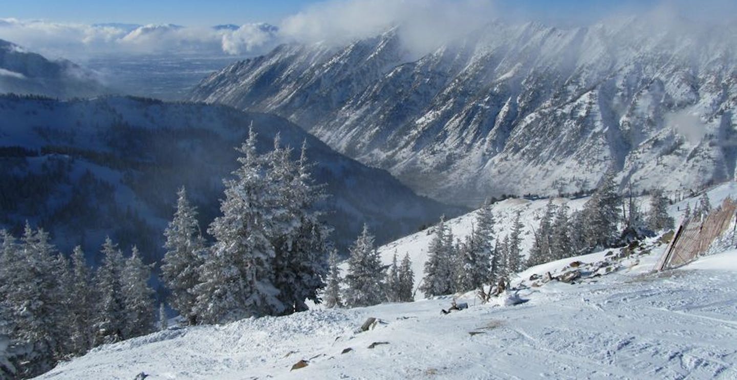 Epic terrain at Snowbird