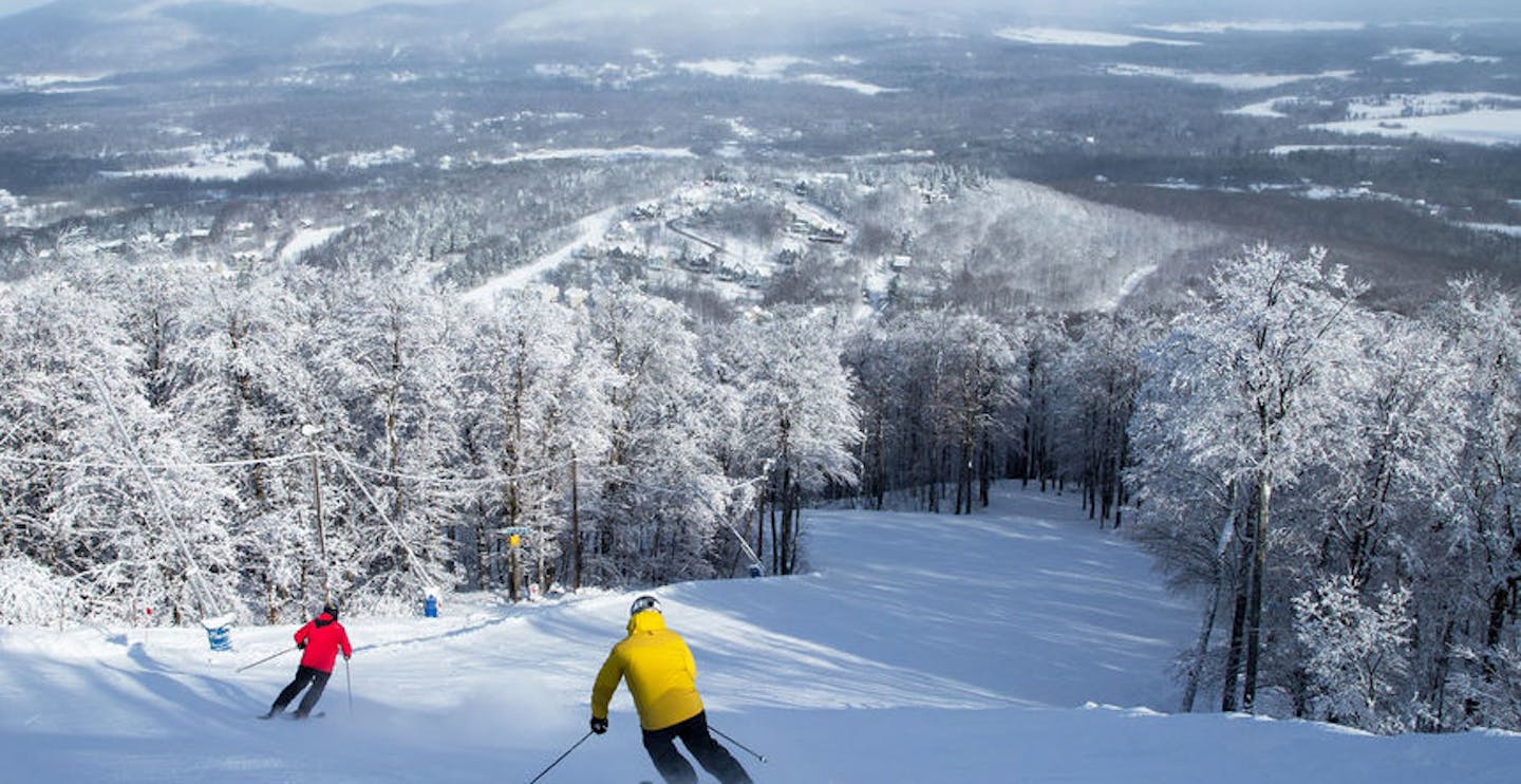 One of Ski Bromont’s exceptionally groomed runs (Photo credit: Ski Bromont)