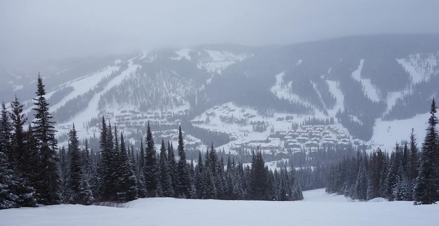 View of the Village and Sundance Mountain from Home Run