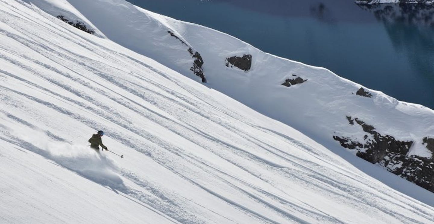 While not the gnarliest trail at Portillo, the Lake Run is one of our favourites for advanced skiers
